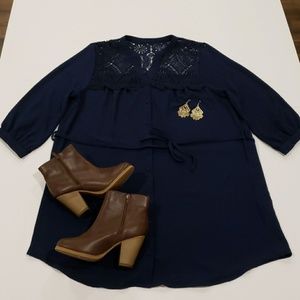 Blu.pepper 3XL Navy Blue Tunic/dress